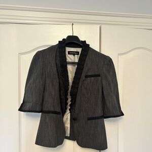 Nanette Lepore Women's Gray Blazer Jacket